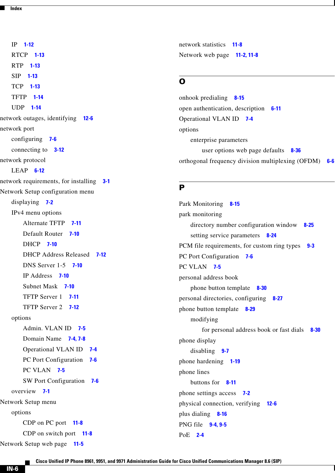 Page 6 of 12 - Cisco-Systems Cisco-Systems-Communication-Manager-9971-Users-Manual- Cisco Unified IP Phone 8961, 9951, And 9971 Administration Guide For Communications Manager 8.0 (SIP)  Cisco-systems-communication-manager-9971-users-manual