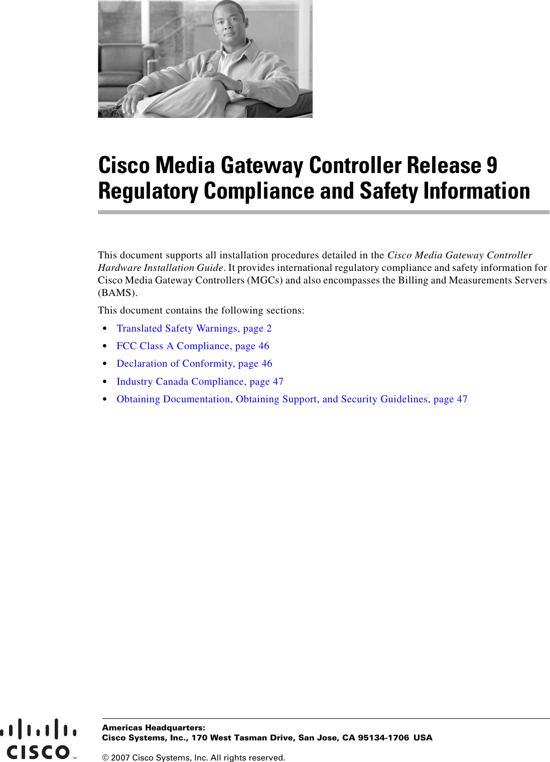 Cisco Systems Mgcs And Bams Safety Regulatory Mgc_rcsi9.mif