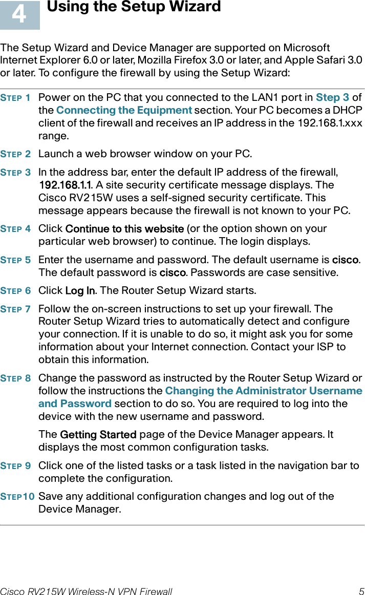 Page 5 of 8 - Cisco-Systems Cisco-Systems-Rv215W-Users-Manual- Cisco RV215W Wireless-N VPN Firewall Quick Start Guide (English)  Cisco-systems-rv215w-users-manual