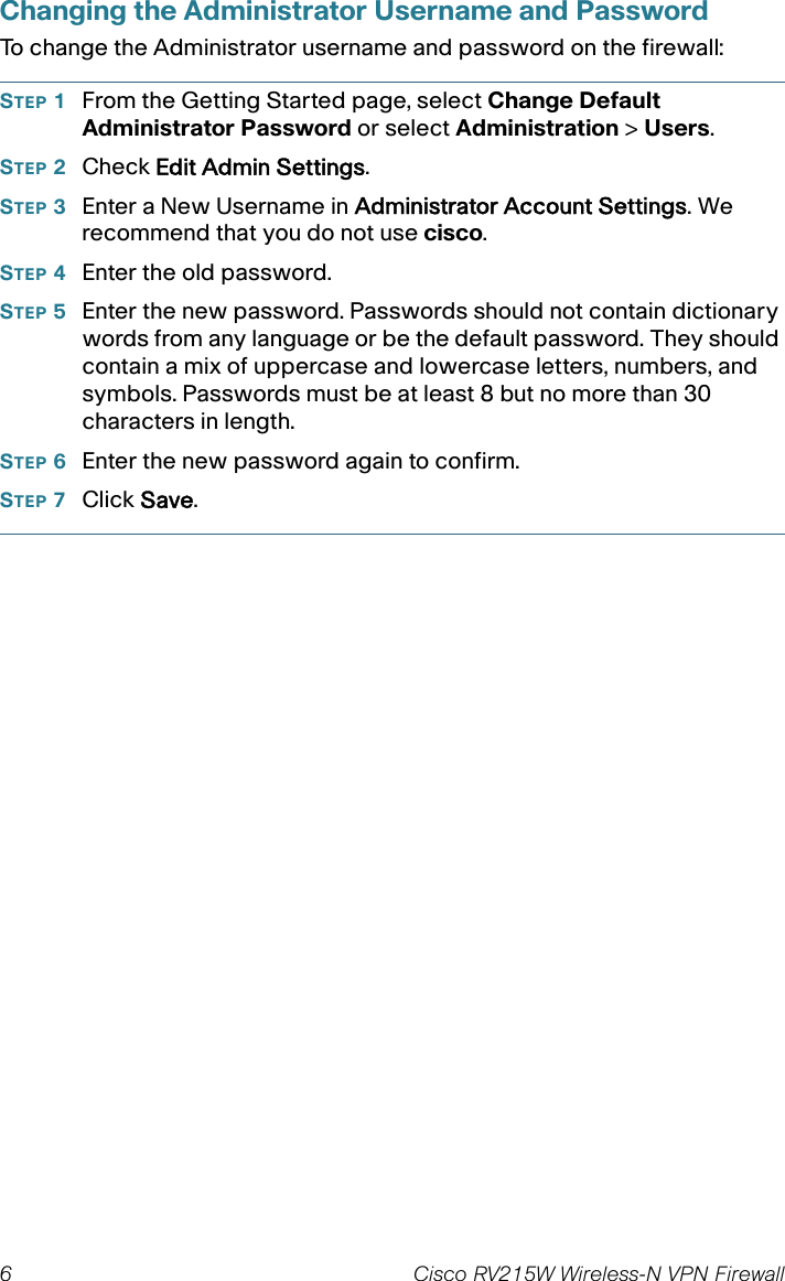 Page 6 of 8 - Cisco-Systems Cisco-Systems-Rv215W-Users-Manual- Cisco RV215W Wireless-N VPN Firewall Quick Start Guide (English)  Cisco-systems-rv215w-users-manual