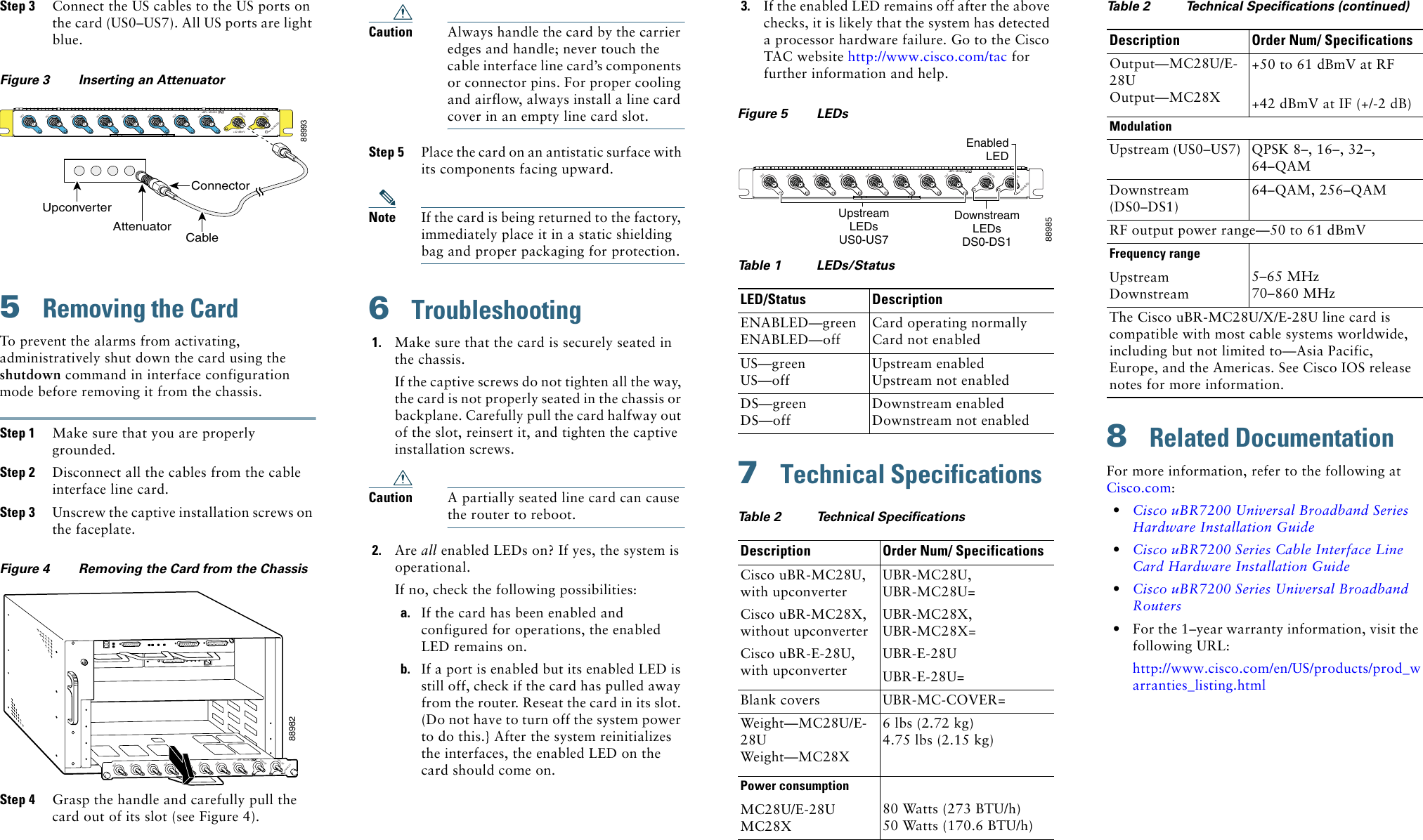 Page 2 of 2 - Cisco-Systems Cisco-Systems-Ubr-Mc28U-Installation-Manual- 28uqsg.mif  Cisco-systems-ubr-mc28u-installation-manual