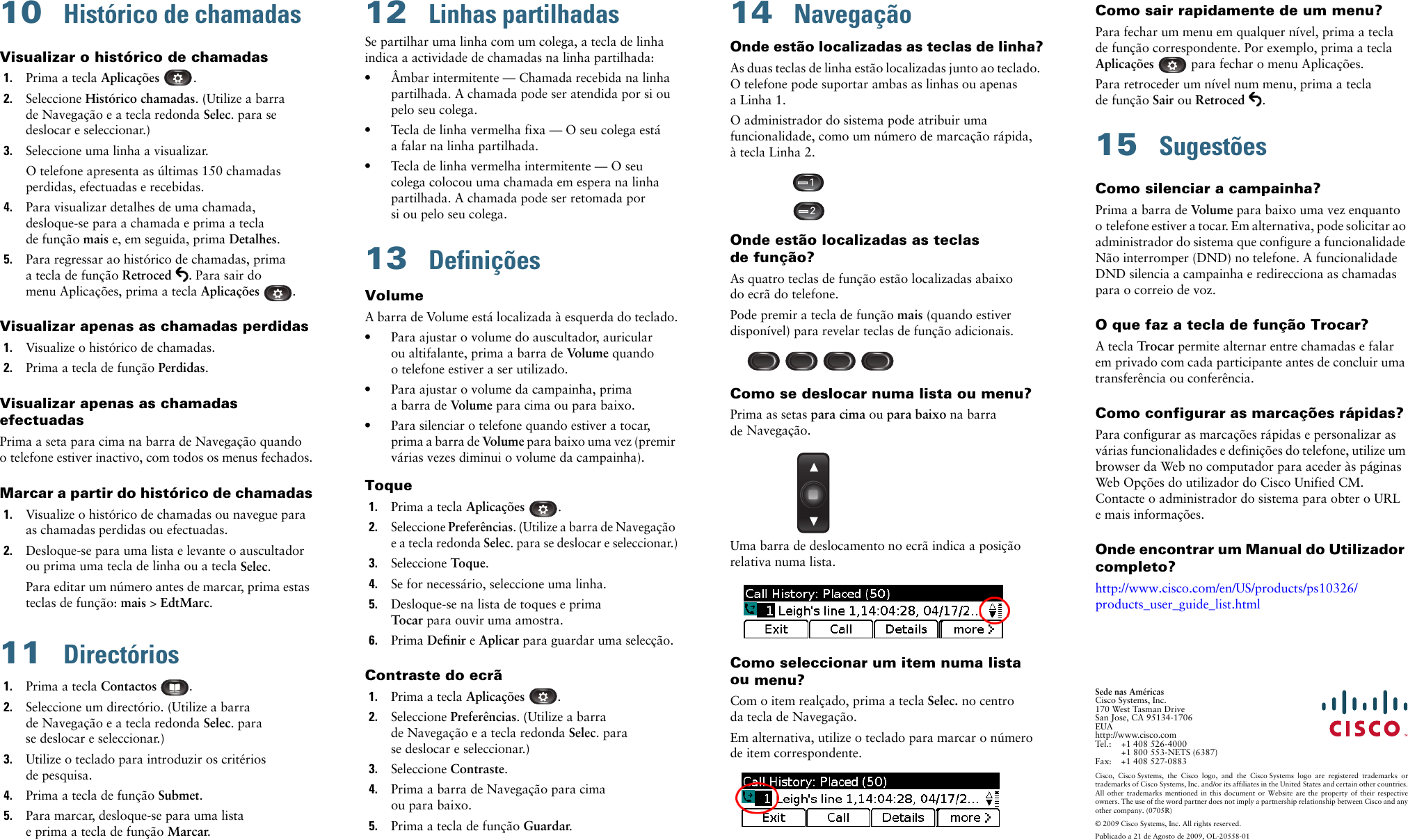 Page 2 of 2 - Cisco-Systems Cisco-Systems-Unified-6921-Users-Manual- Manual De Iniciação Rápida Do Telefone IP Da Cisco Unified 6921 Para O Communications Manager 7.1 (SCCP)  Cisco-systems-unified-6921-users-manual