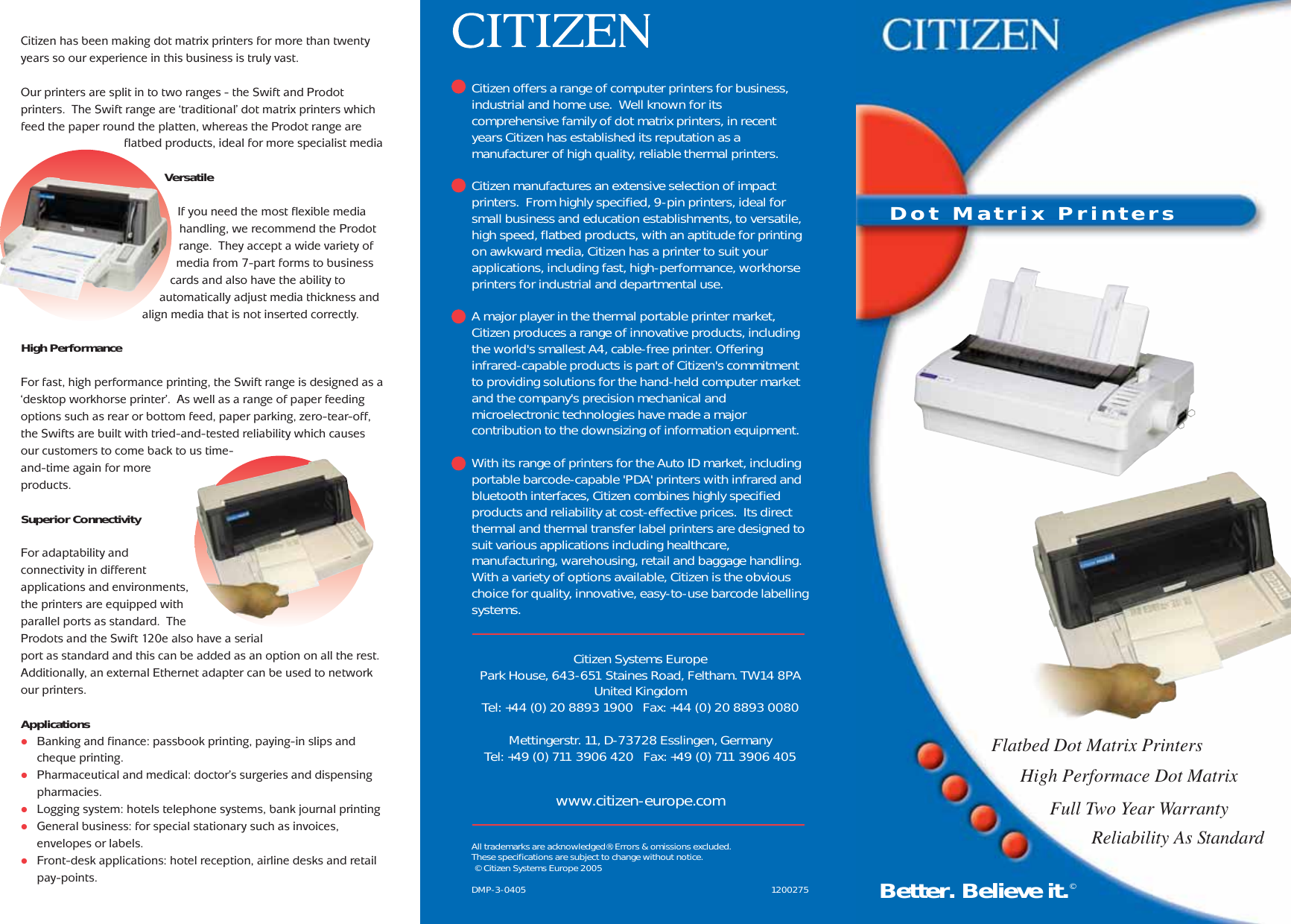 Page 1 of 2 - Citizen-Systems Citizen-Systems-Printers-Users-Manual-  Citizen-systems-printers-users-manual