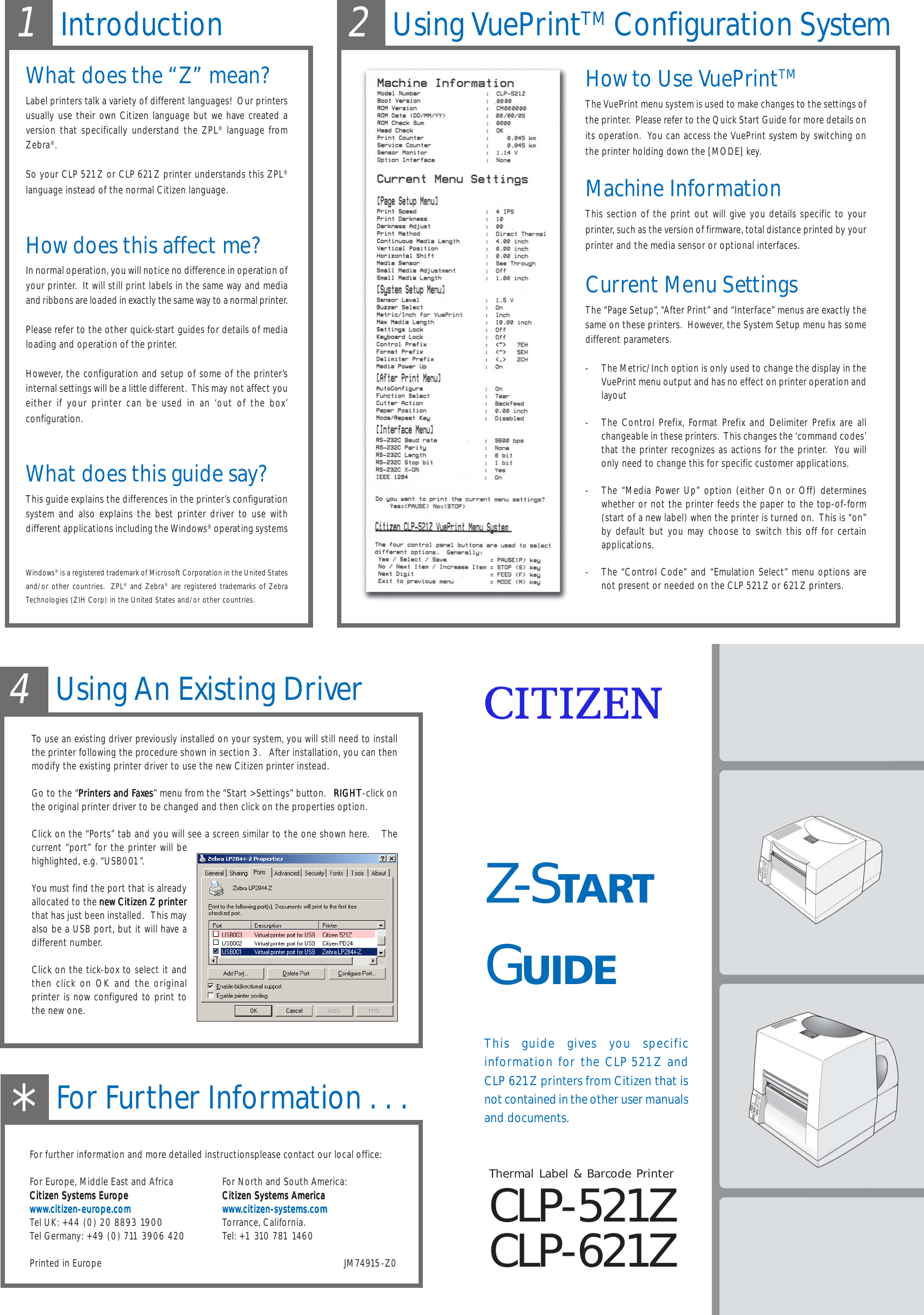 Citizen Clp 621 Драйвер