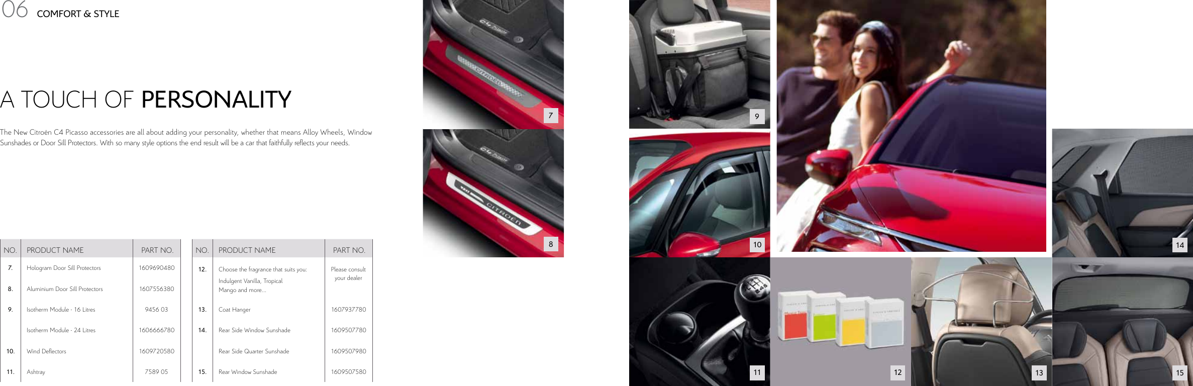 Page 4 of 11 - Citroen Citroen-C4-Picasso-Accessories-Brochure-  Citroen-c4-picasso-accessories-brochure