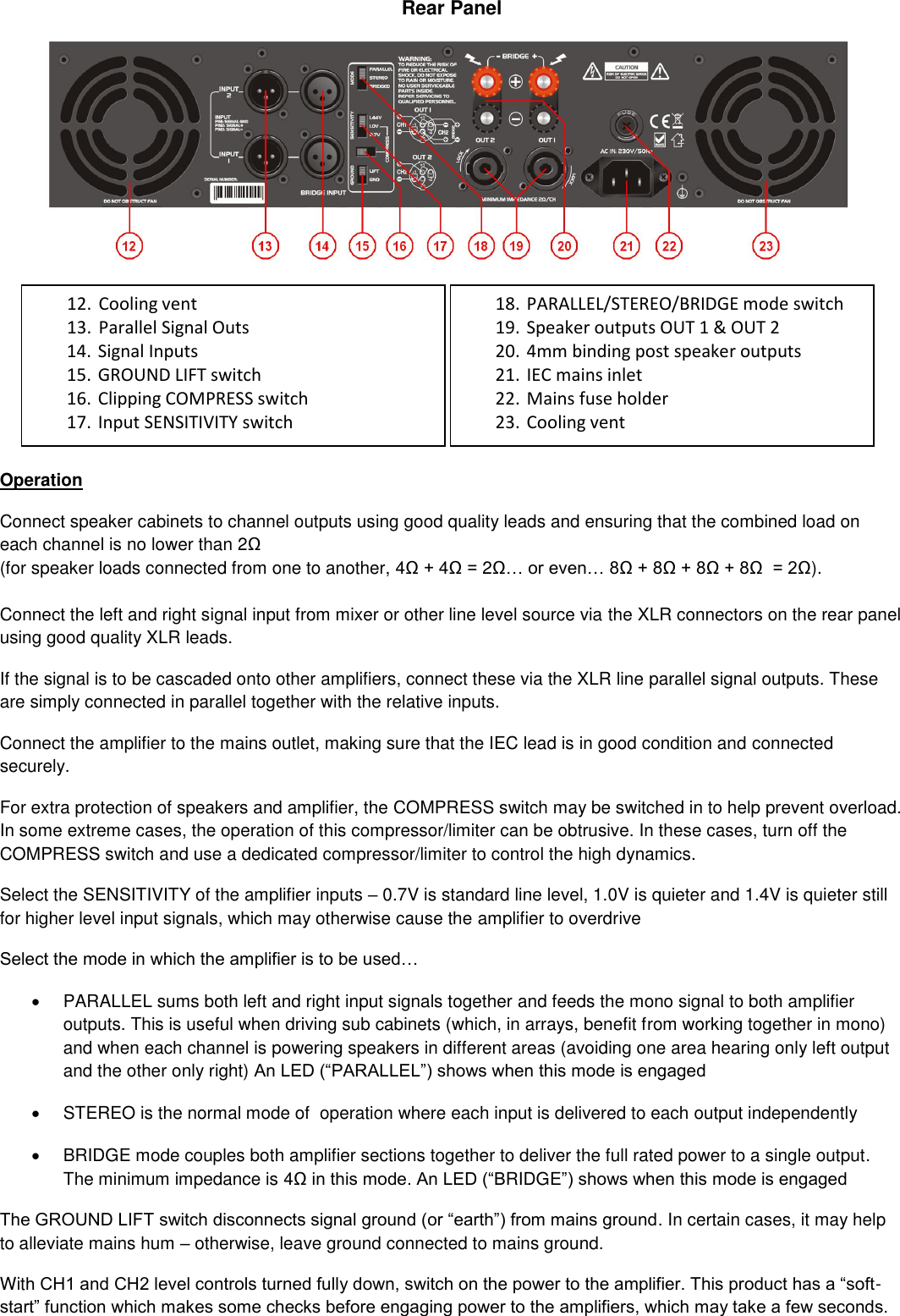 Page 3 of 4 - Citronic Citronic-Plx2000-Users-Manual-  Citronic-plx2000-users-manual