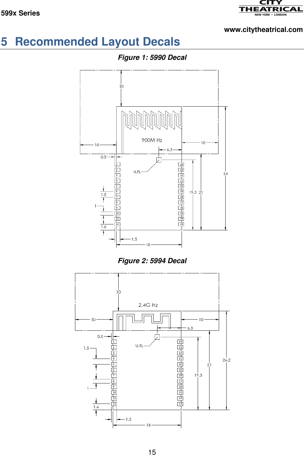 Page 16 of City Theatrical 5990 900MHz Multiverse Module 5990 User Manual 