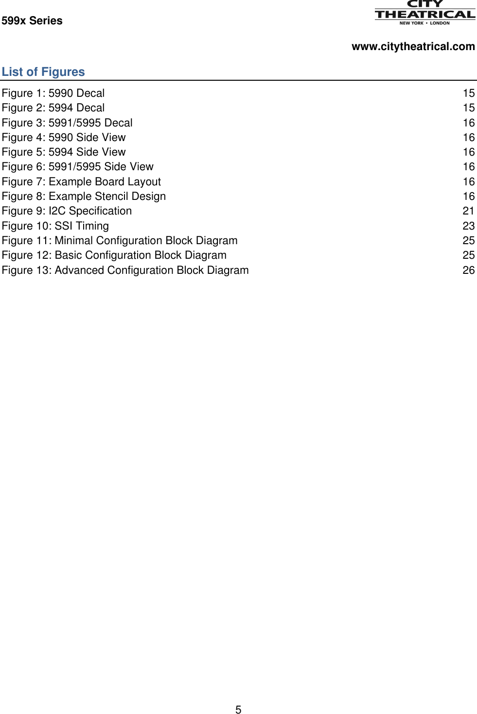 Page 5 of City Theatrical 5990 900MHz Multiverse Module 5990 User Manual 