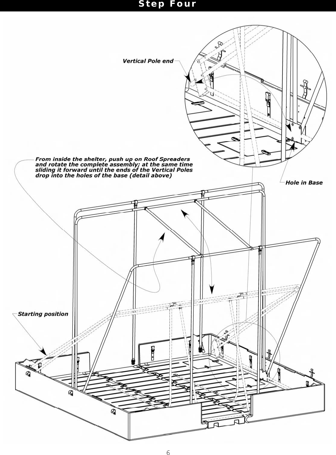 Page 6 of 12 - Clam-Corp Clam-Corp-Clam-Sleeper-8-0-9-9-Users-Manual ITEM 8200 - CLAM 2000 PORTABLE ICE SHELTER