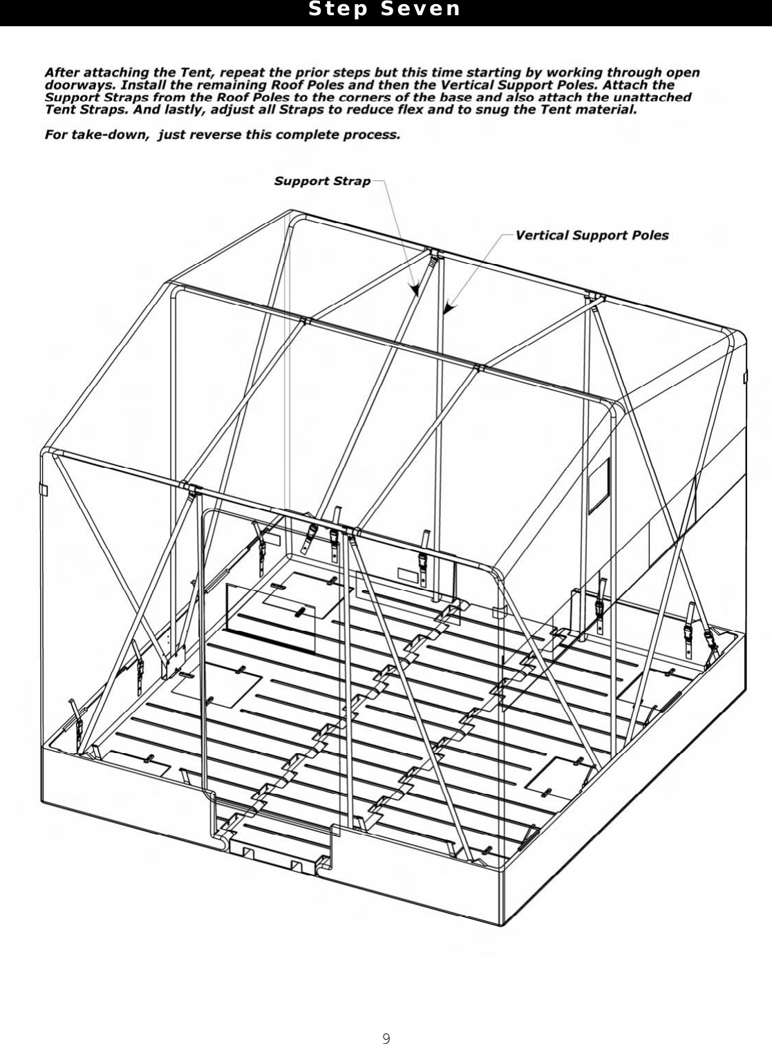 Page 9 of 12 - Clam-Corp Clam-Corp-Clam-Sleeper-8-0-9-9-Users-Manual ITEM 8200 - CLAM 2000 PORTABLE ICE SHELTER