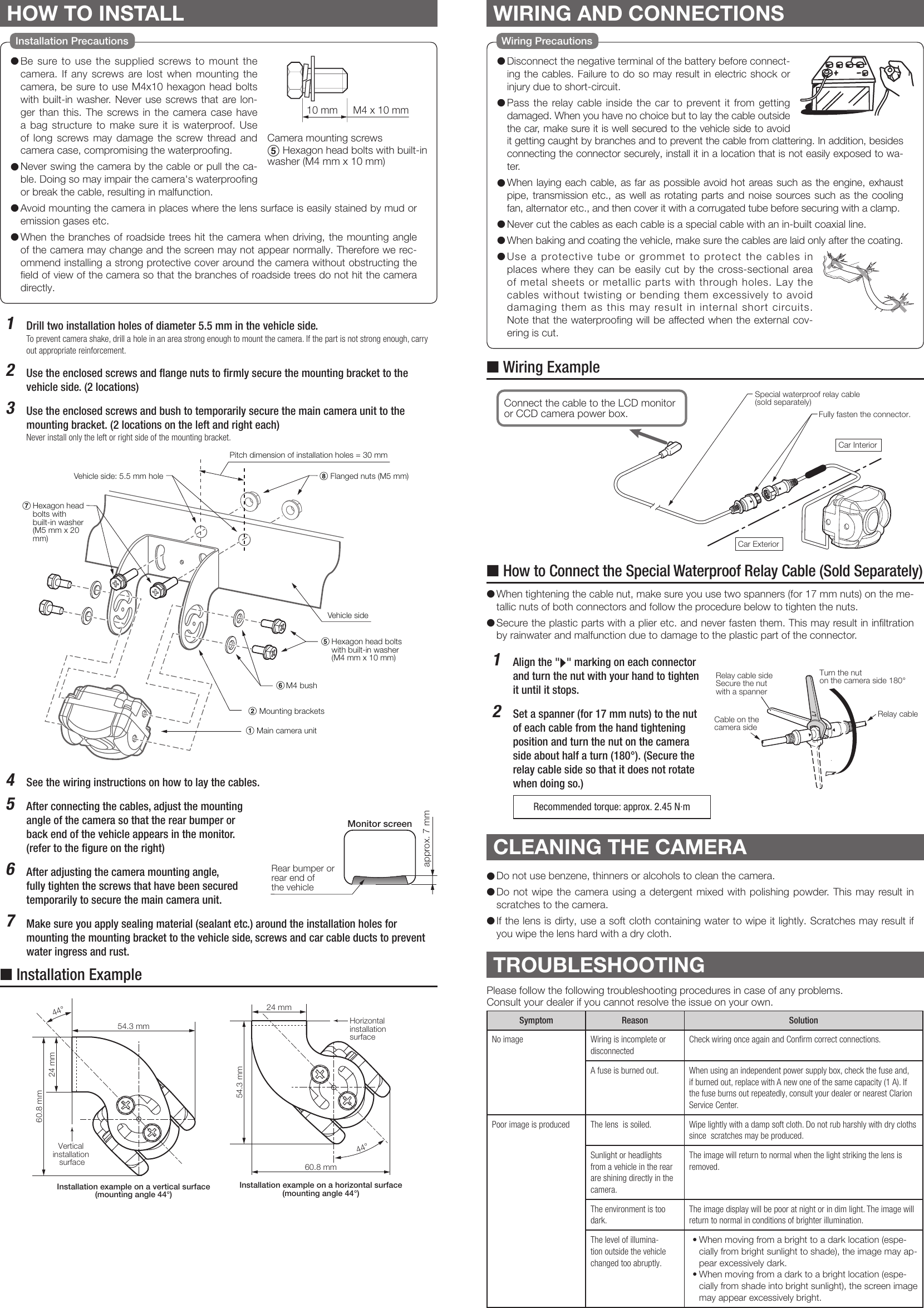 Page 2 of 2 - Clarion 274-0616-00_CC-1601A-A_CC1601AA CC1601A EN