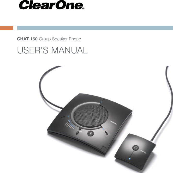 Clearone Chatattach Chat 150 Users Manual 800 156 201 rev2.0_chat150man 3