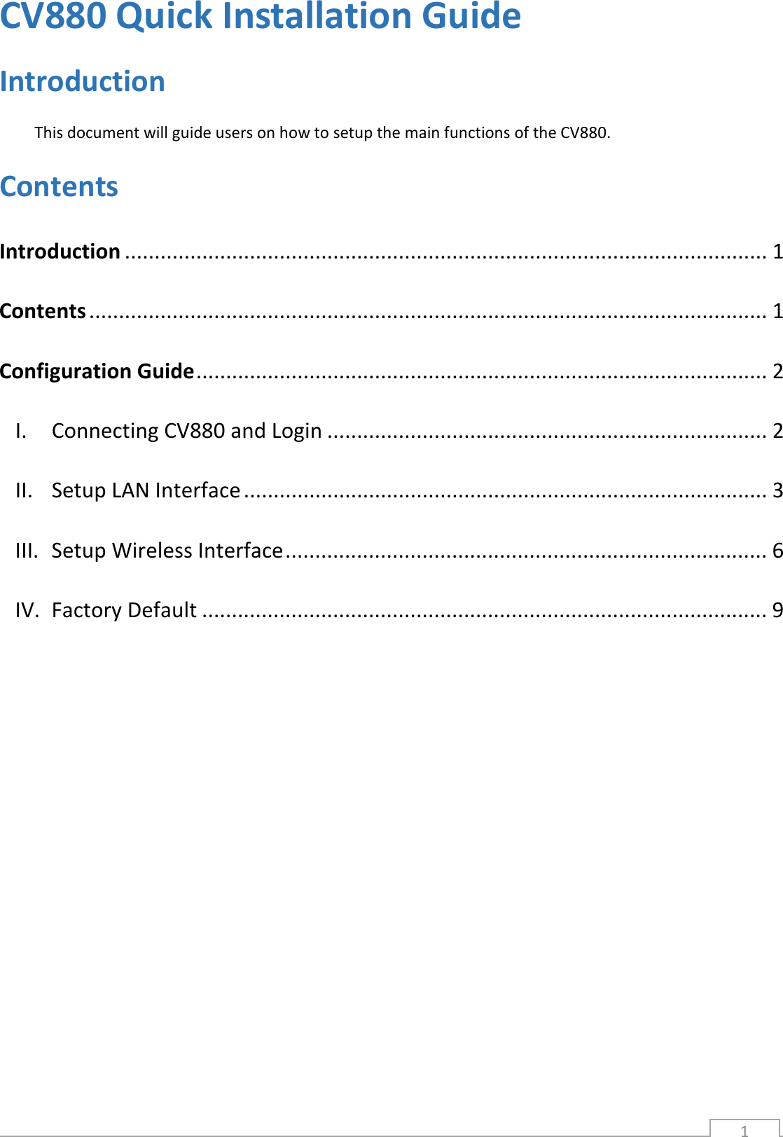 Cleervu Surveillance Systems CV880 Compact 5GHz Wireless Surveillance