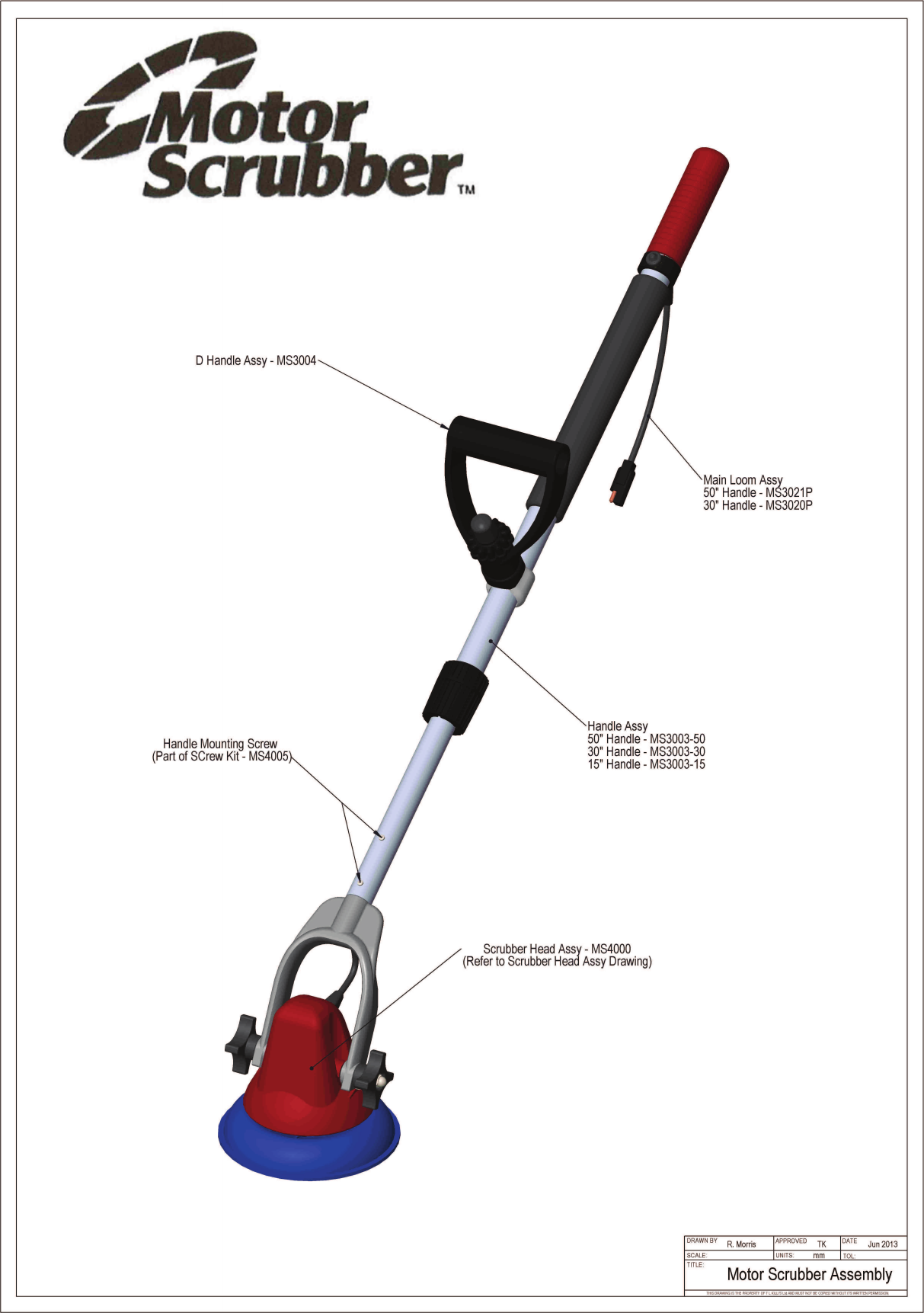 Page 2 of 7 - Clemas Motor Scrubber Parts Diagram Motor-Scrubber-Parts-Manual