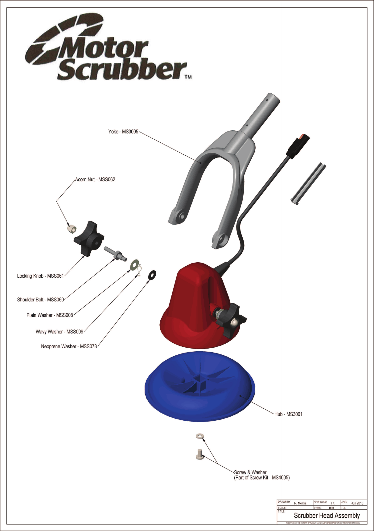 Page 3 of 7 - Clemas Motor Scrubber Parts Diagram Motor-Scrubber-Parts-Manual