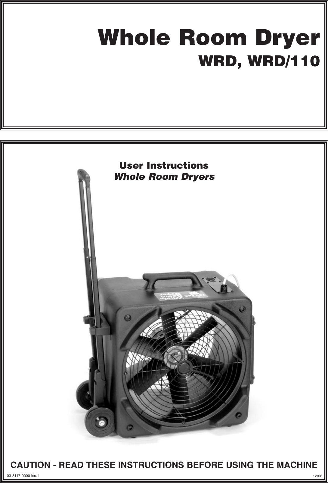 Page 2 of 9 - Clemas Layout 2 Whole-room-dryer-ops-manual