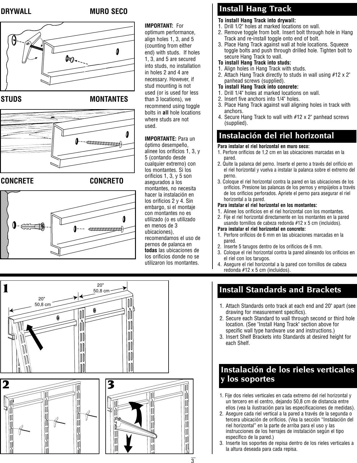 Page 3 of 4 - Closet-Maid Closet-Maid-2894-Users-Manual- 2894 Instruction Sheet  Closet-maid-2894-users-manual