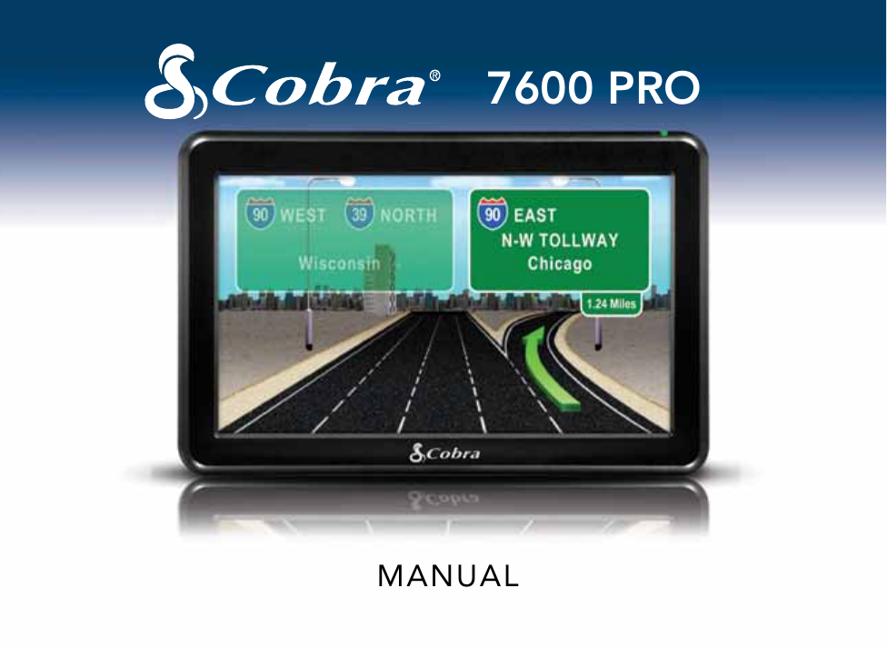 Page 1 of 8 - Cobra-Electronics Cobra-Electronics-7600-Pro-Quick-Start-Manual-  Cobra-electronics-7600-pro-quick-start-manual