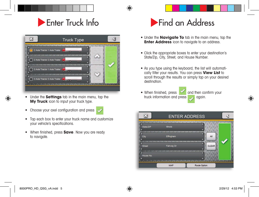 Page 5 of 8 - Cobra-Electronics Cobra-Electronics-8000-Pro-Hd-Quick-Start-Manual- 8000PRO_HD_QSG_vA  Cobra-electronics-8000-pro-hd-quick-start-manual