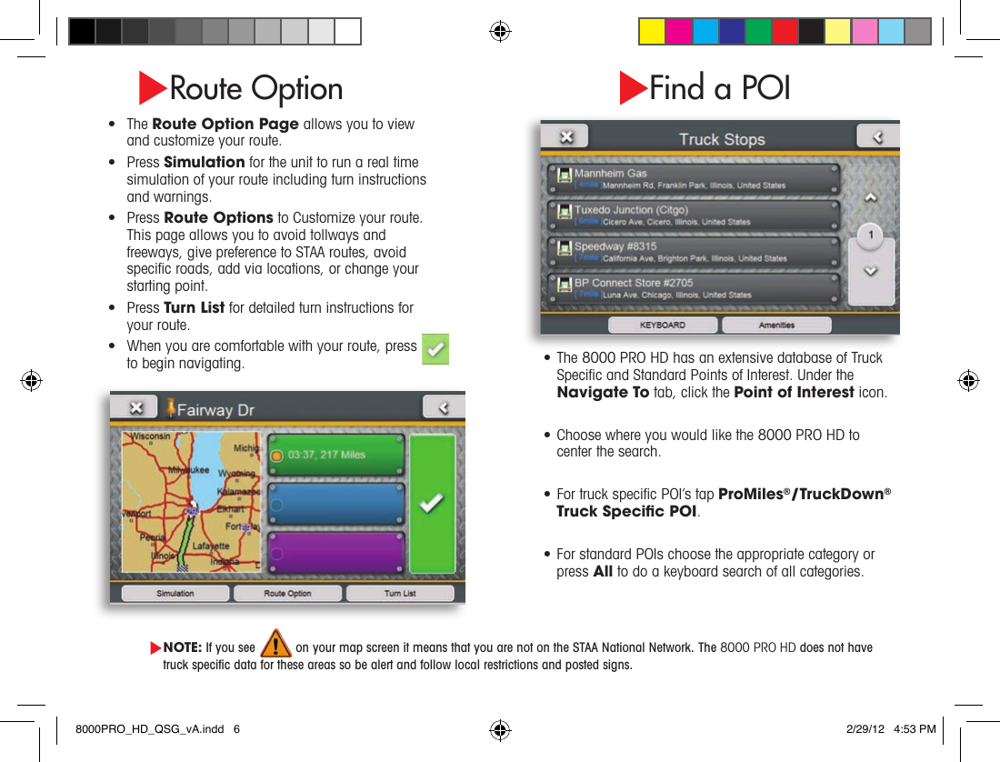 Page 6 of 8 - Cobra-Electronics Cobra-Electronics-8000-Pro-Hd-Quick-Start-Manual- 8000PRO_HD_QSG_vA  Cobra-electronics-8000-pro-hd-quick-start-manual