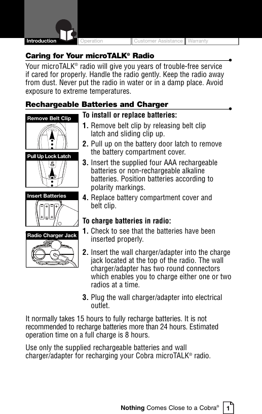 Page 3 of 11 - Cobra-Electronics Cobra-Electronics-Cxt95-Owners-Manual- 250WX  Cobra-electronics-cxt95-owners-manual