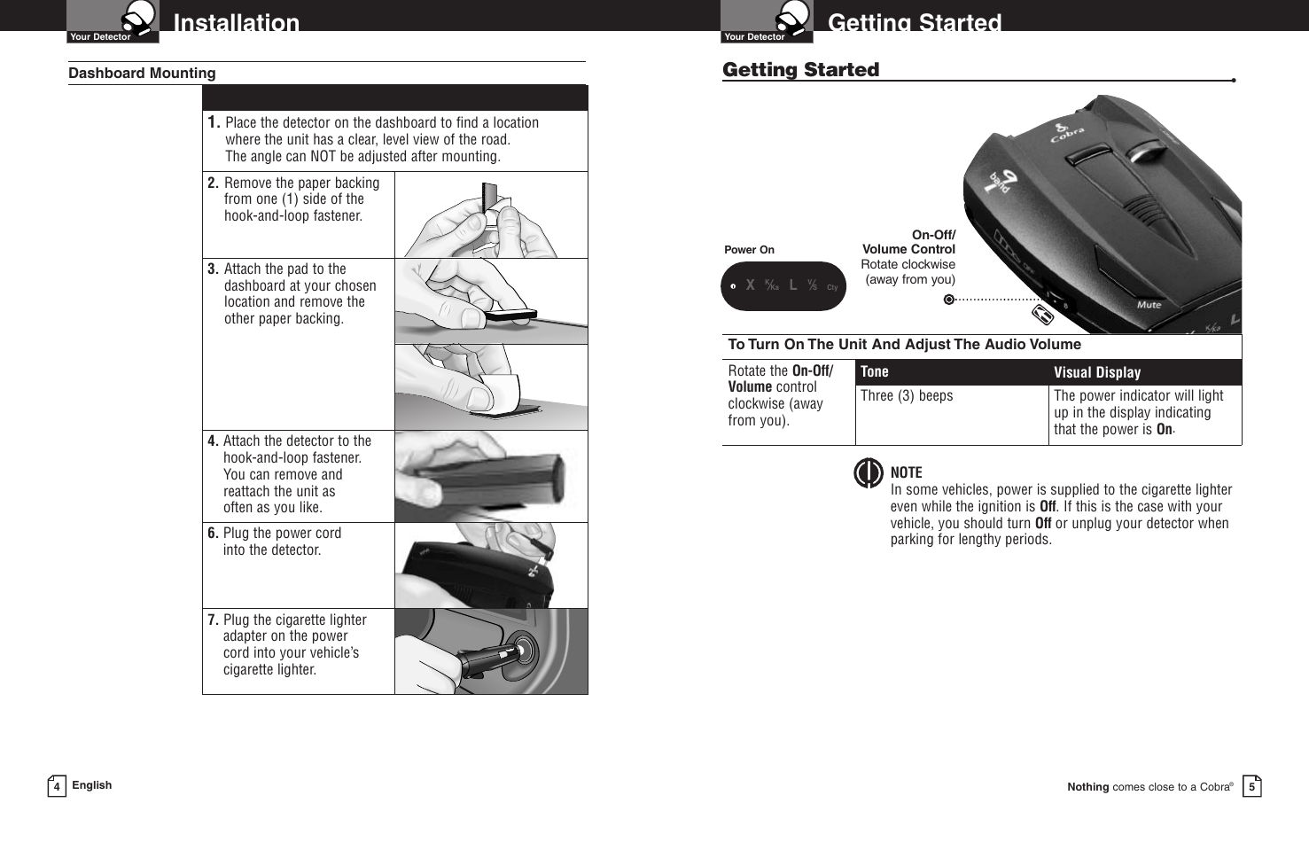 Page 5 of 11 - Cobra-Electronics Cobra-Electronics-Esd-8200-Operating-Instructions- 7000  Cobra-electronics-esd-8200-operating-instructions