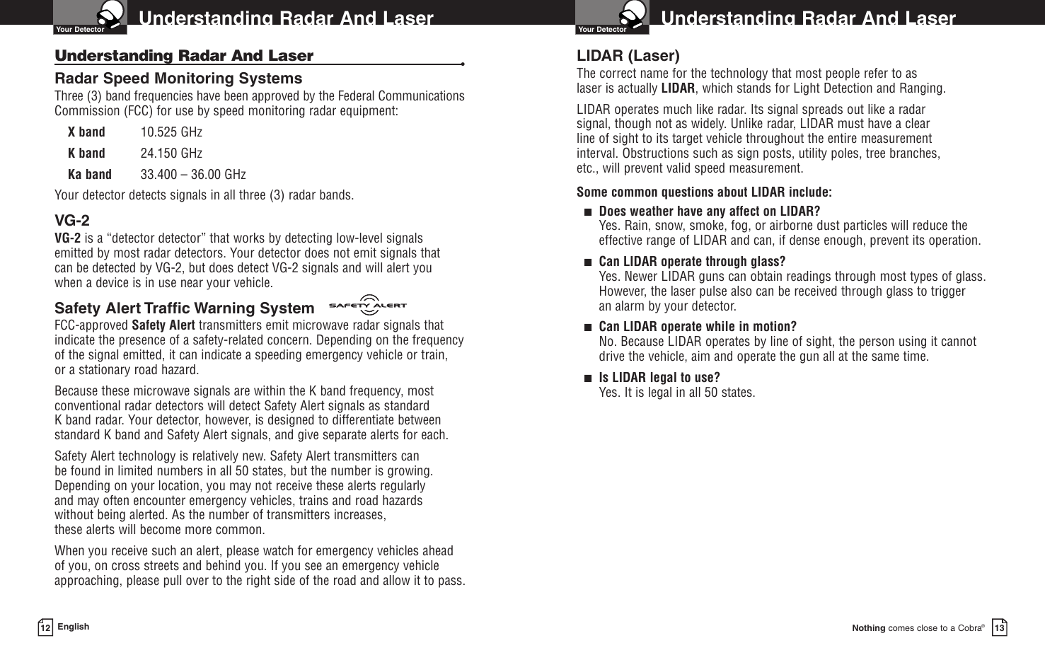 Page 9 of 11 - Cobra-Electronics Cobra-Electronics-Esd-8200-Operating-Instructions- 7000  Cobra-electronics-esd-8200-operating-instructions