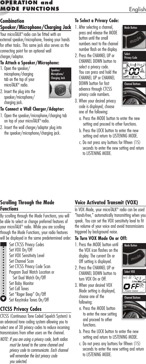 Page 4 of 9 - Cobra-Electronics Cobra-Electronics-Mt-750-Owners-Manual- MT725-British  Cobra-electronics-mt-750-owners-manual