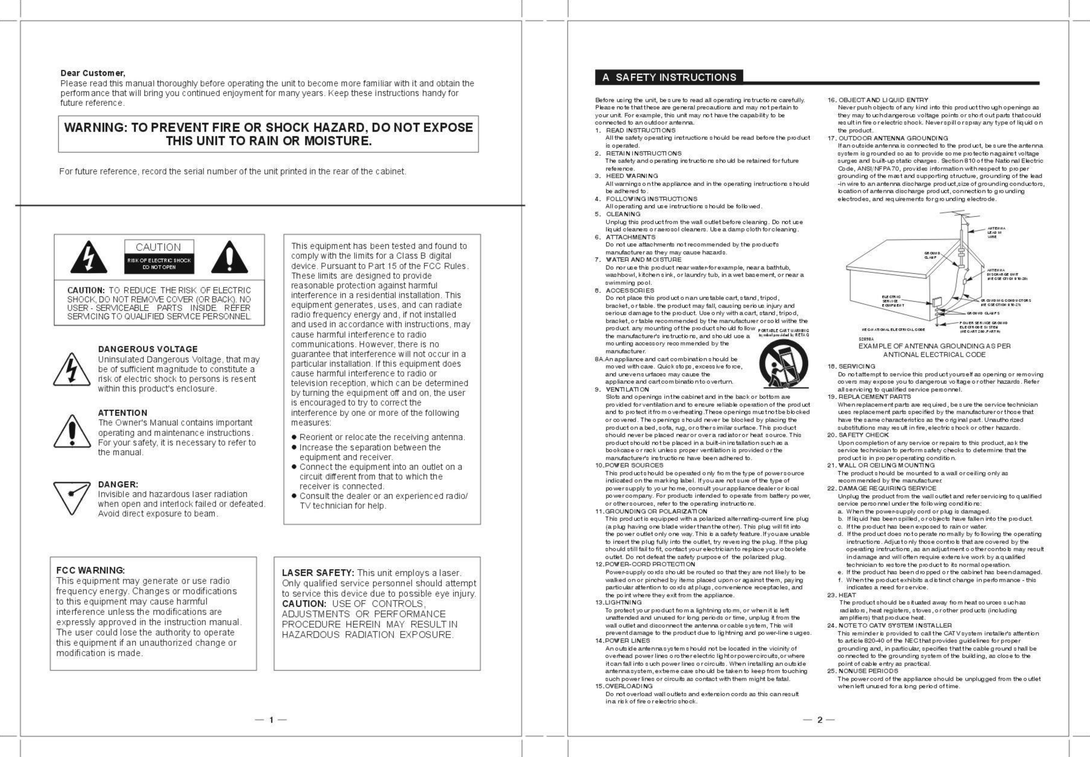 Page 2 of 4 - Coby-Electronic Coby-Electronic-Cx-Cd237-Users-Manual-  Coby-electronic-cx-cd237-users-manual
