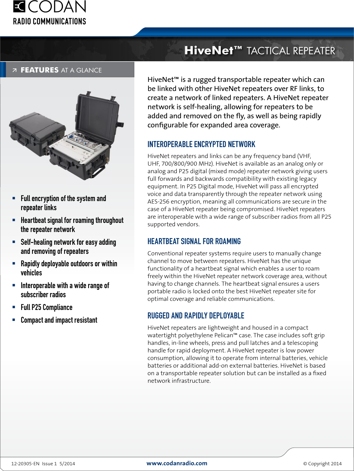 Codan Hive Net Tactical Repeater En