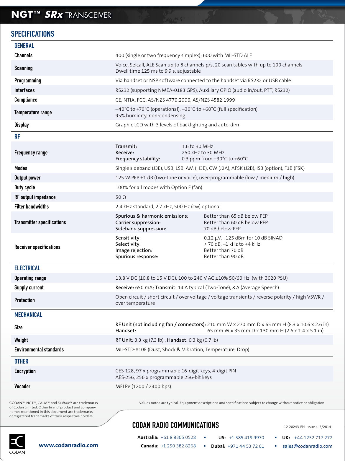 Page 3 of 3 - Codan  Codan-NGT-SRx EN