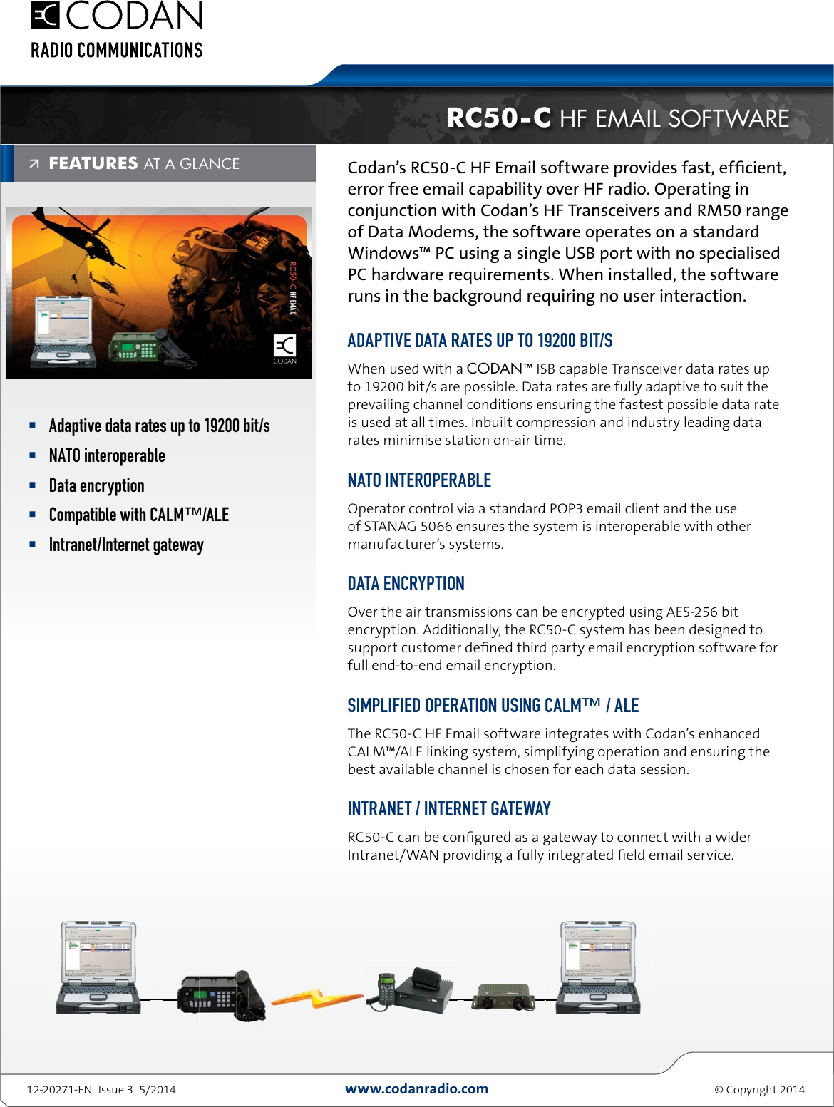 Page 1 of 2 - Codan  RC50-C HF Email Software Codan-RC50-C-HF-Email-Software EN