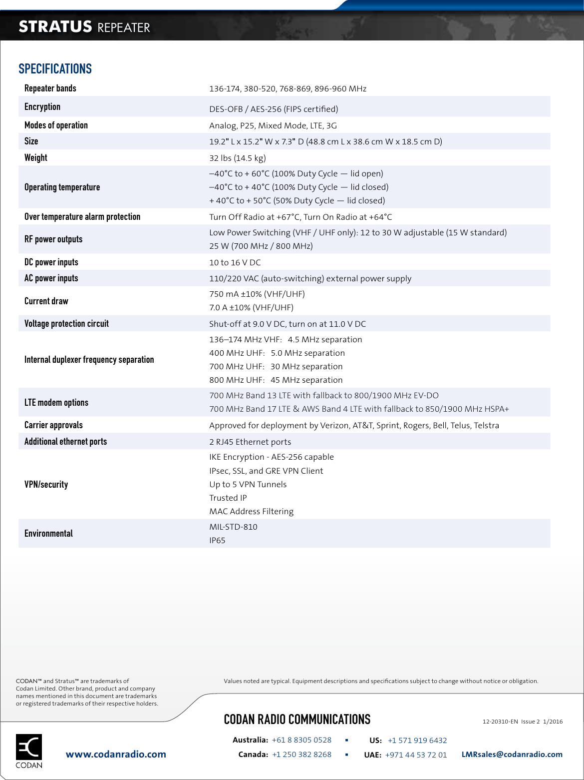 Page 4 of 4 - Codan  Codan-Stratus-Repeater2