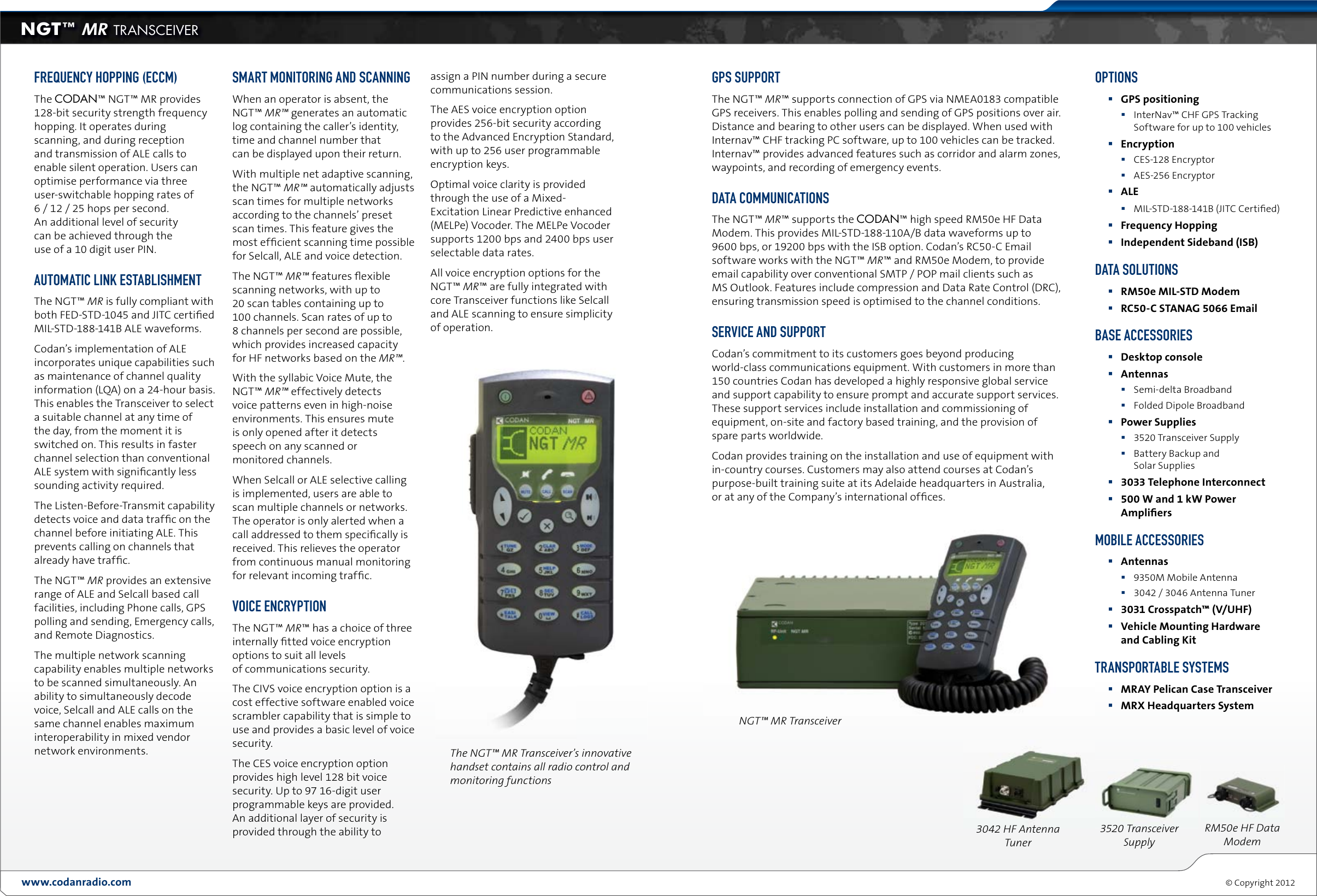 Page 2 of 3 - Codan  NGT MR Radio NGT-MR-Transceiver