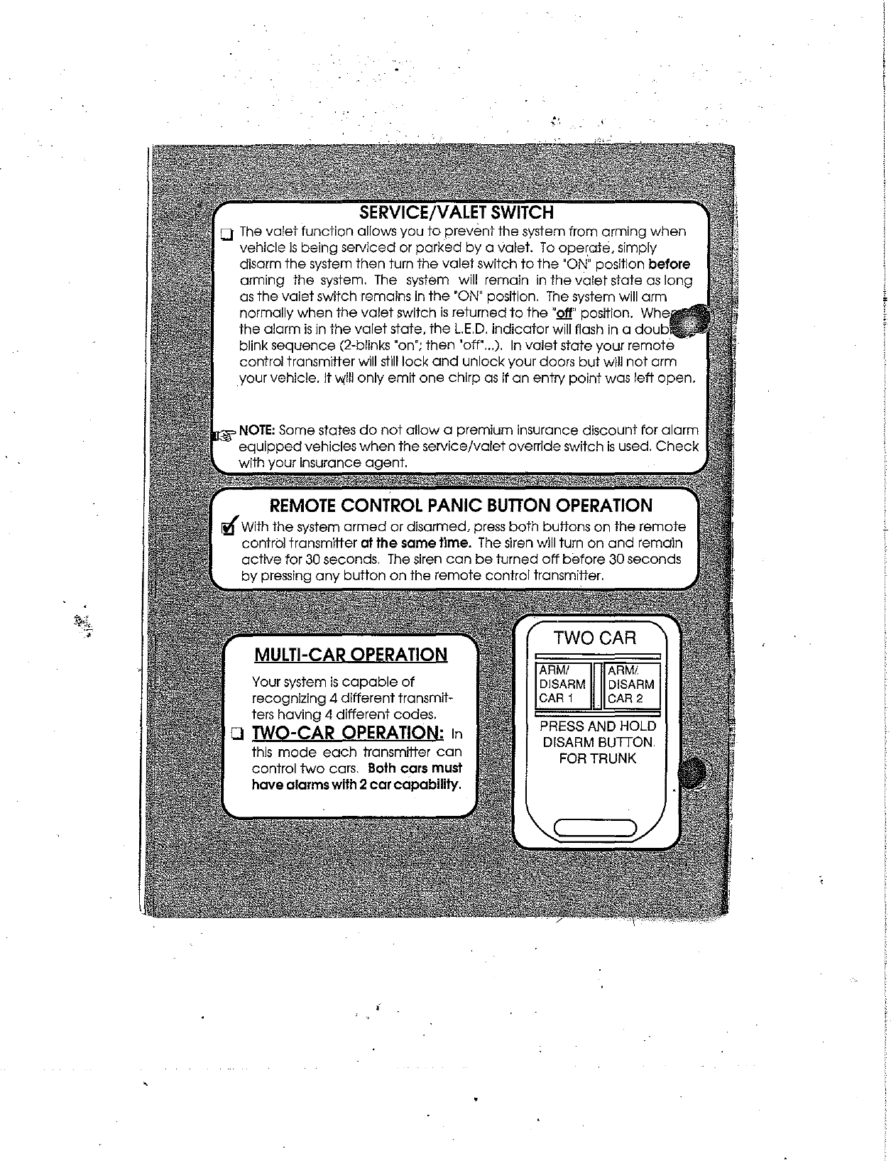 Page 3 of 9 - Code-Alarm Code-Alarm-Code-Alarm-Automobile-Alarm-1000-Users-Manual-  Code-alarm-code-alarm-automobile-alarm-1000-users-manual