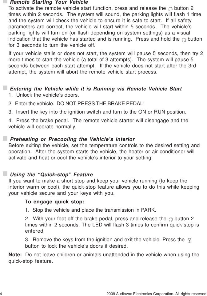 Page 4 of 8 - Code-Alarm Code-Alarm-Professional-Series-Ca-5050-Users-Manual- CA Elite 6 Series Install Rev A 4-13-09 Code-alarm-professional-series-ca-5050-users-manual