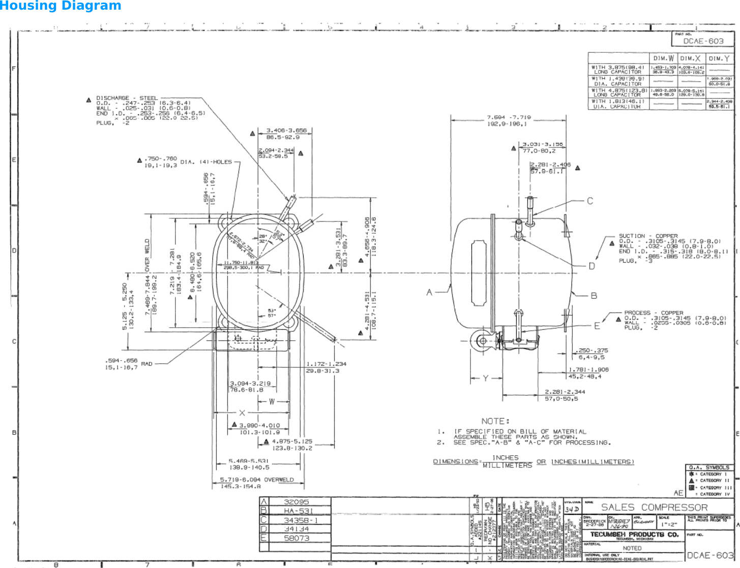 Page 2 of 3 - AEA4440YXA Compressor Data Sheet