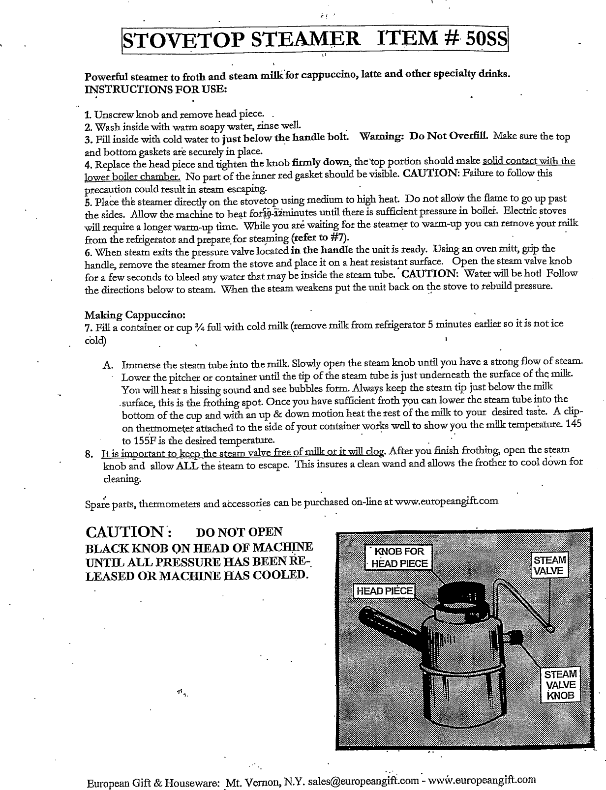 Bellman 50Ss Instructions 0 User Manual