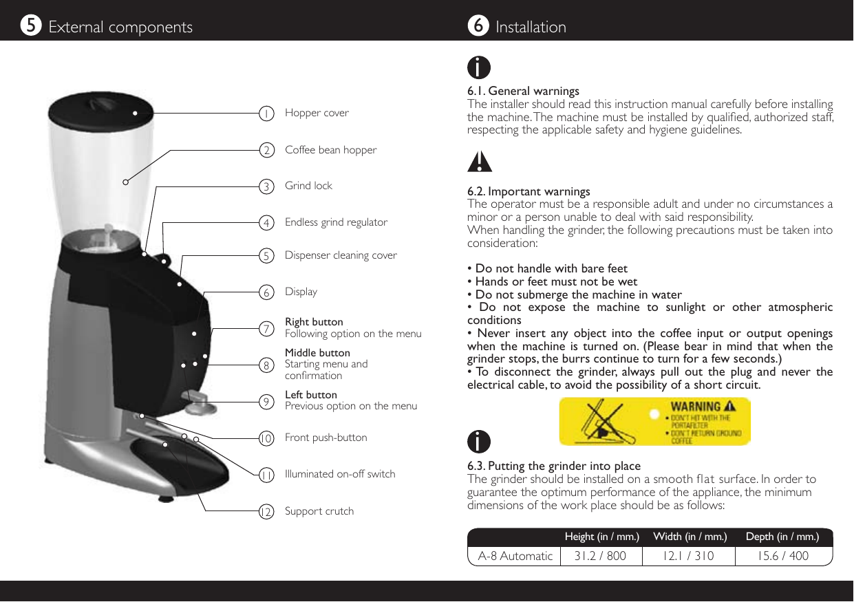 Page 4 of 8 - Compak-A8-Intruction Manual