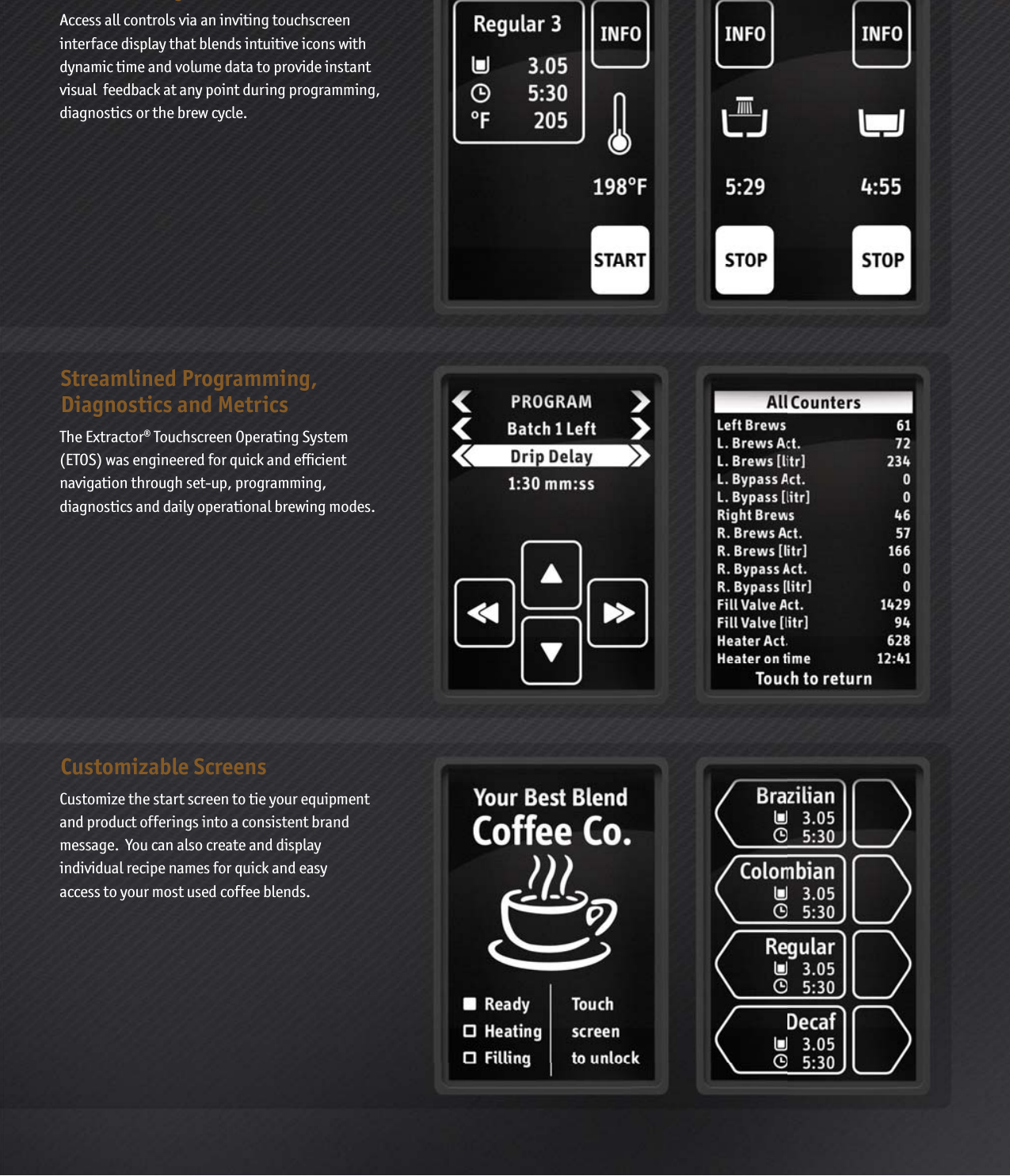 Page 2 of 6 - Fetco-Cbs-2152-Xts-Specs User Manual