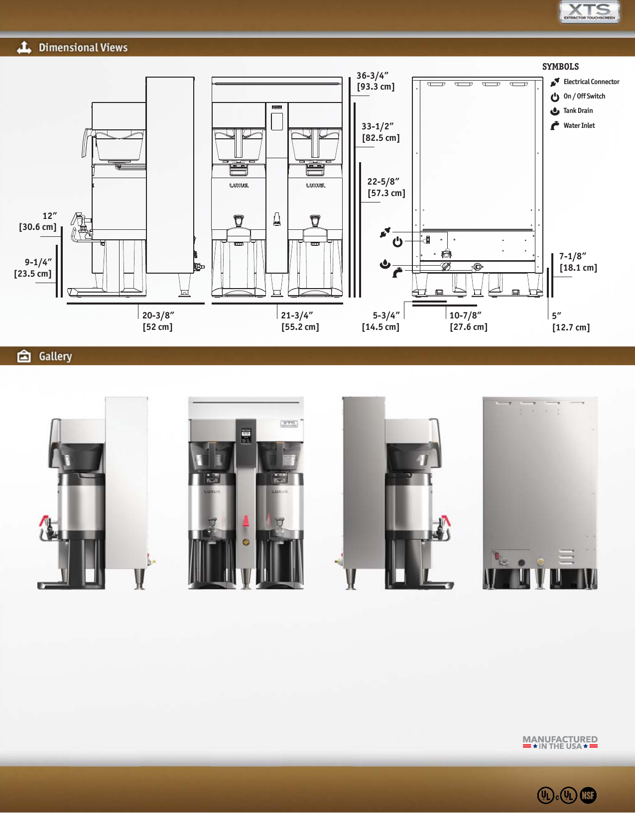 Page 5 of 6 - Fetco-Cbs-2152-Xts-Specs User Manual