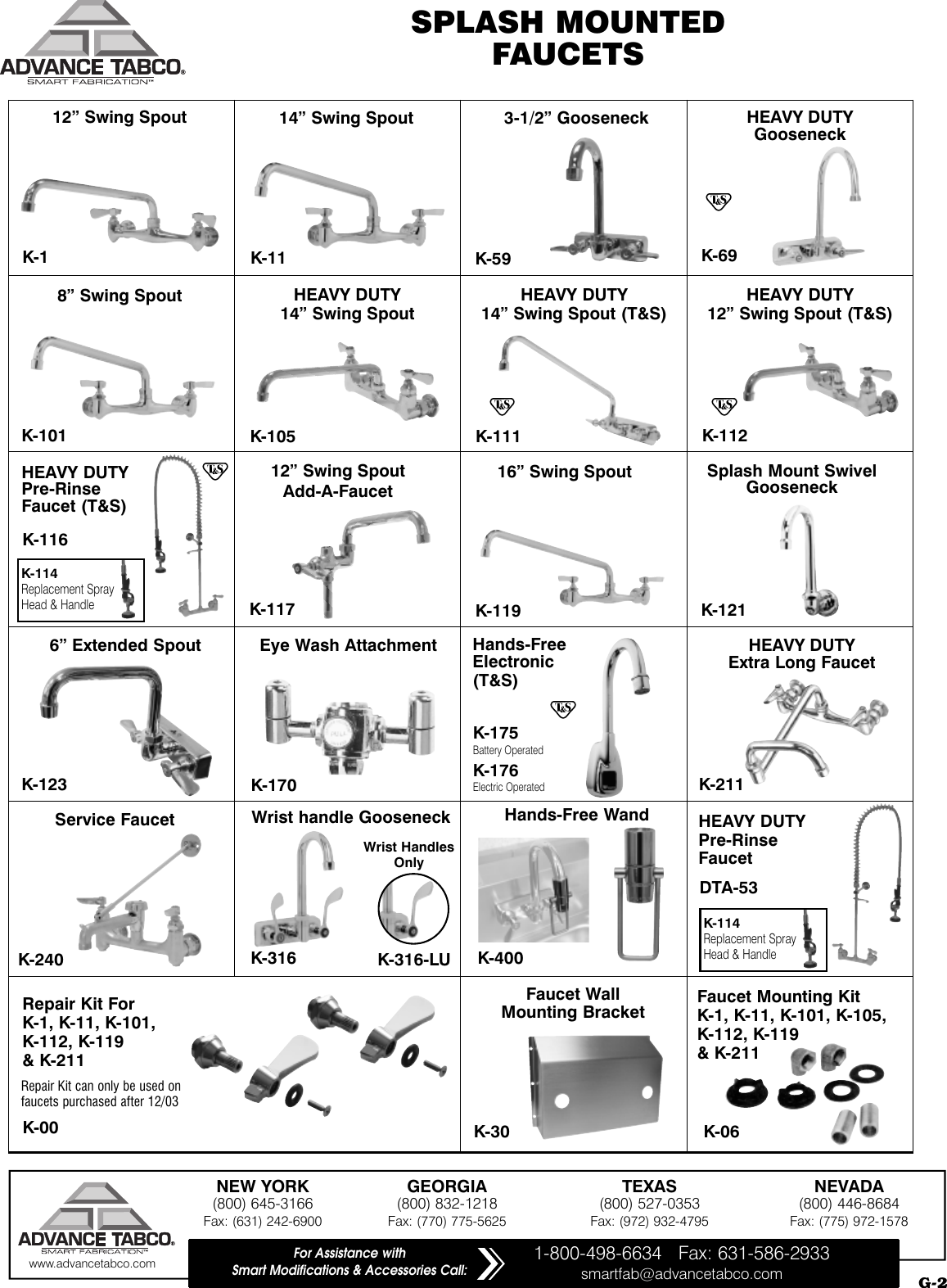 Faucets Splash Mount