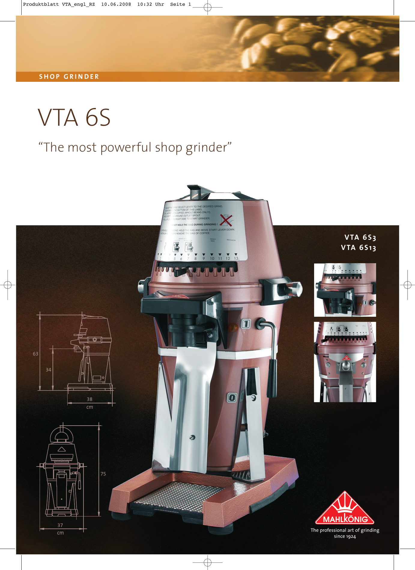 Page 1 of 2 - Produktblatt VTA_engl_RZ VTA 6 S Line Spec Sheet