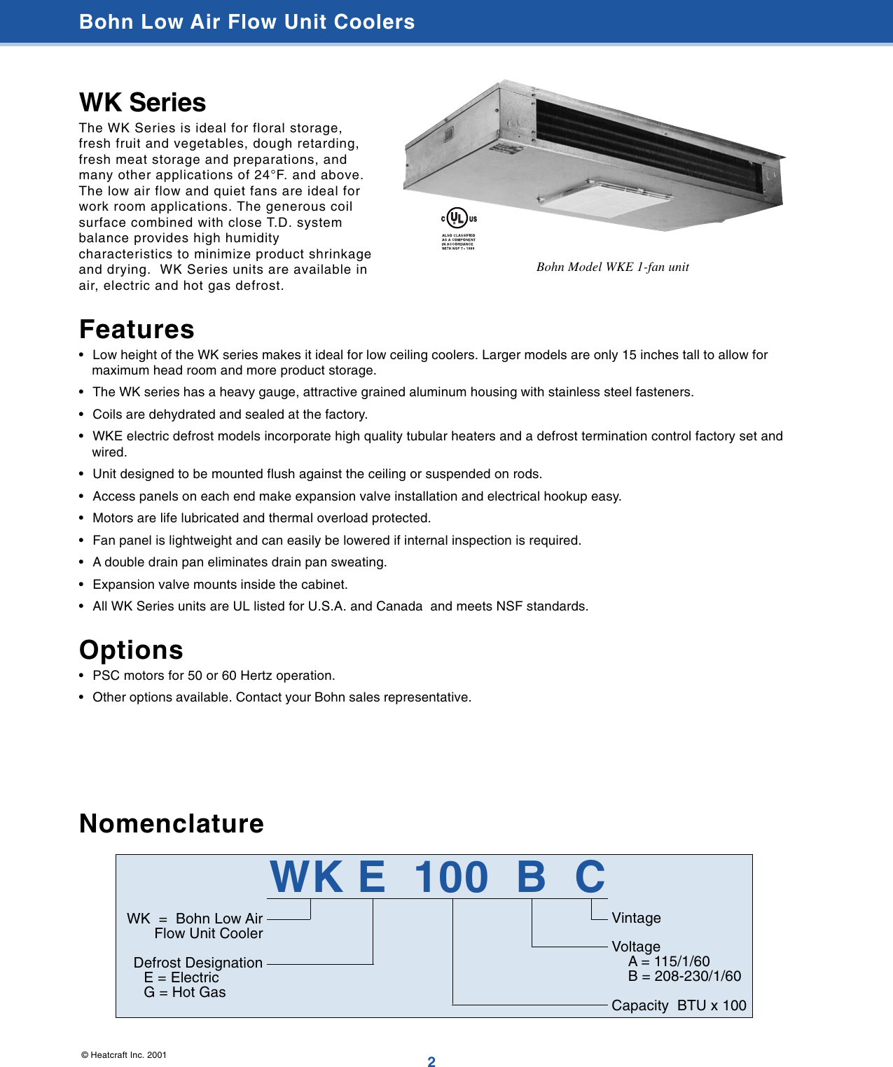 Page 2 of 8 - Bohn WK 309.2  WKE Evaporator Coil