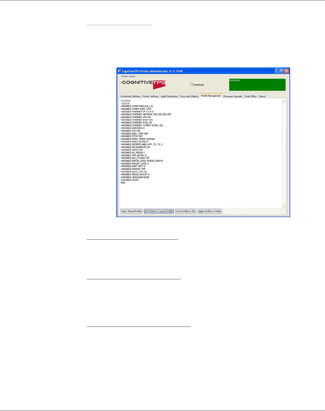 cognitivetpg printer administrator