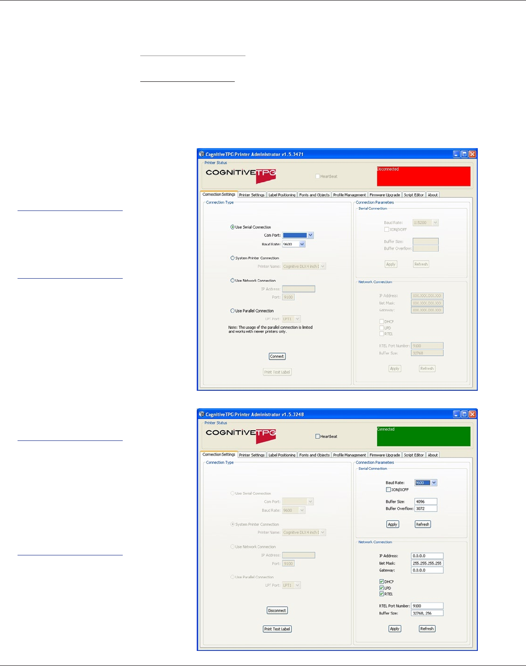 cognitivetpg printer administrator