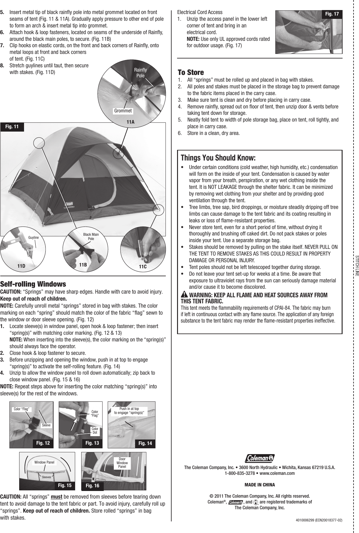 Page 2 of 2 - Coleman Coleman-2000004659-Users-Manual- 4010006299  Coleman-2000004659-users-manual