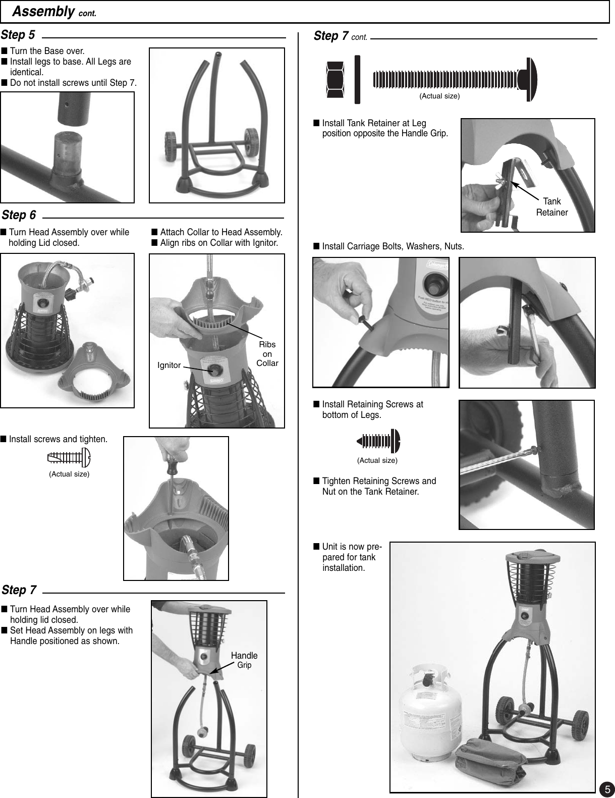 Page 5 of 12 - Coleman Coleman-8Fa3-Users-Manual- 2910A100 - Mosquito Deleto™  Coleman-8fa3-users-manual