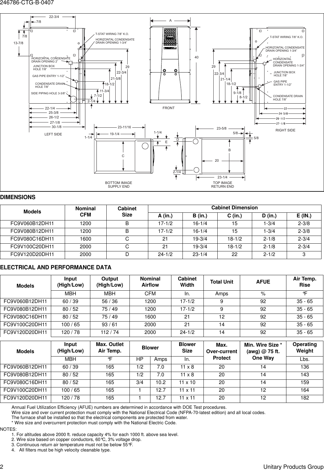 Coleman Echelon Fc9V Users Manual 246785 YTG B 0407