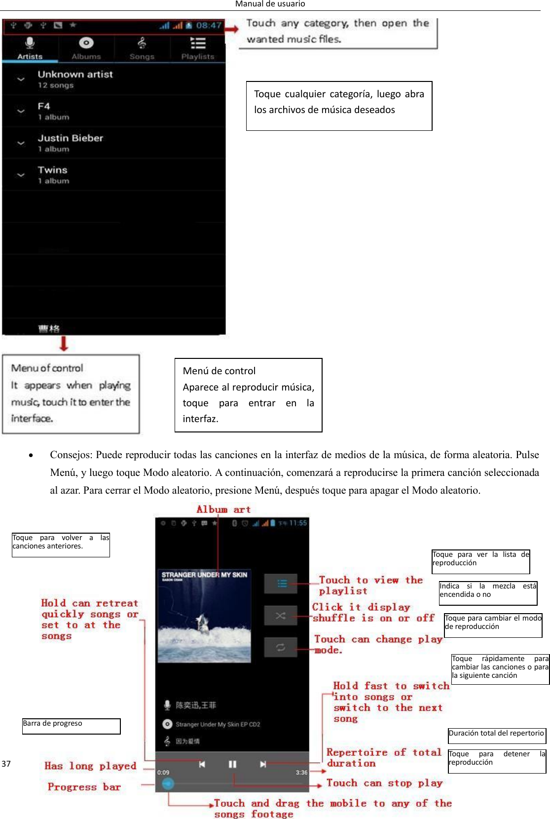 Page 37 of Collage Investments S22018 MOBILE PHONE User Manual 